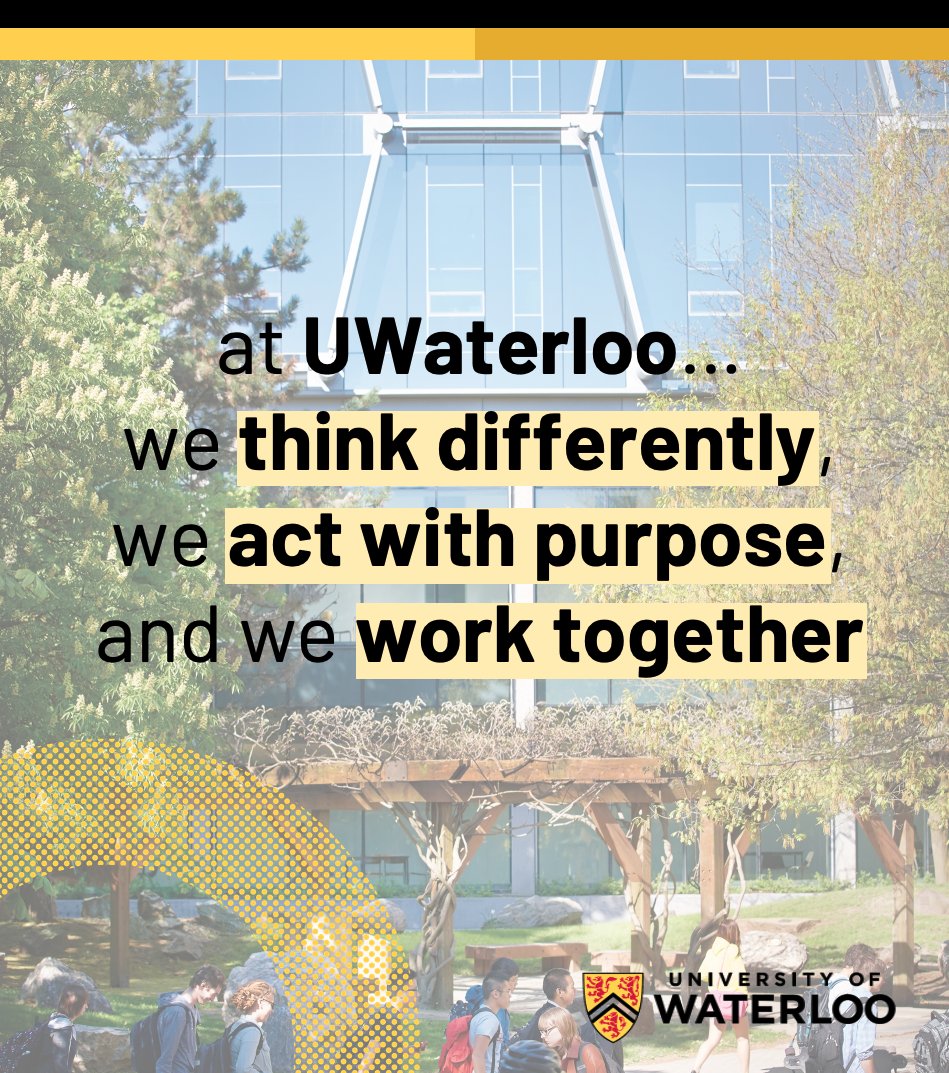 Michael J. Dorr (@michaeljdorr) on Twitter photo at <a href="/UWaterloo/">University of Waterloo</a>, we Think Differently, Act with Purpose, & Work Together - if these values align with yours, I have an exciting opportunity for you.
Re-sharing this Associate Director, Digital Communications role - check it out!
shorturl.at/HvfKg
#UWaterloo #hiring at <a href="/UWaterloo/">University of Waterloo</a>, we Think Differently, Act with Purpose, & Work Together - if these values align with yours, I have an exciting opportunity for you.
Re-sharing this Associate Director, Digital Communications role - check it out!
shorturl.at/HvfKg
#UWaterloo #hiring