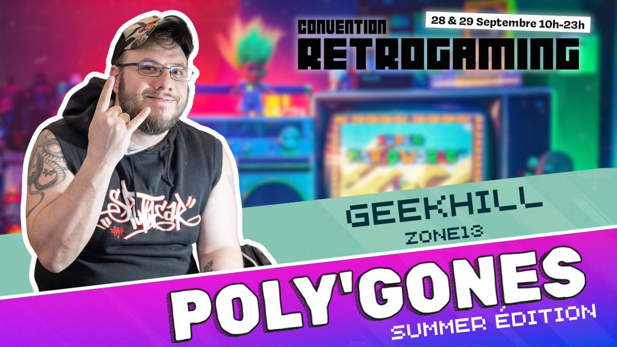 Poly'Gones Festival #retrogaming #SEGA #Nintendo (@polyg0nes) on Twitter photo 🎮 Nous avons le plaisir d'accueillir <a href="/GeekHillZone/">JerichoGHZ 🕹️🛠</a> à la Summer Poly'Gones ! 🛠️ Ce technicien spécialisé en réparation et modding de consoles rétro vous aide à redonner vie à vos machines préférées. Venez découvrir son expertise et ses services exceptionnels ! 🔧✨ 🎮 Nous avons le plaisir d'accueillir <a href="/GeekHillZone/">JerichoGHZ 🕹️🛠</a> à la Summer Poly'Gones ! 🛠️ Ce technicien spécialisé en réparation et modding de consoles rétro vous aide à redonner vie à vos machines préférées. Venez découvrir son expertise et ses services exceptionnels ! 🔧✨