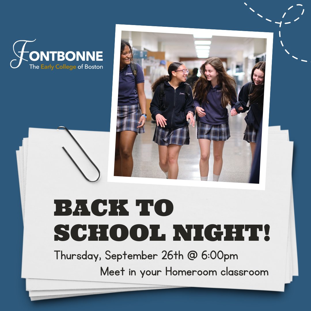 On Thursday evening, Sept 26, 2024, we will host our Back to School Night at 6:00 pm. This evening is for all parents/guardians in Grades 7-12 and provides the opportunity to meet teachers and follow your student’s class schedule. We look forward to seeing you!