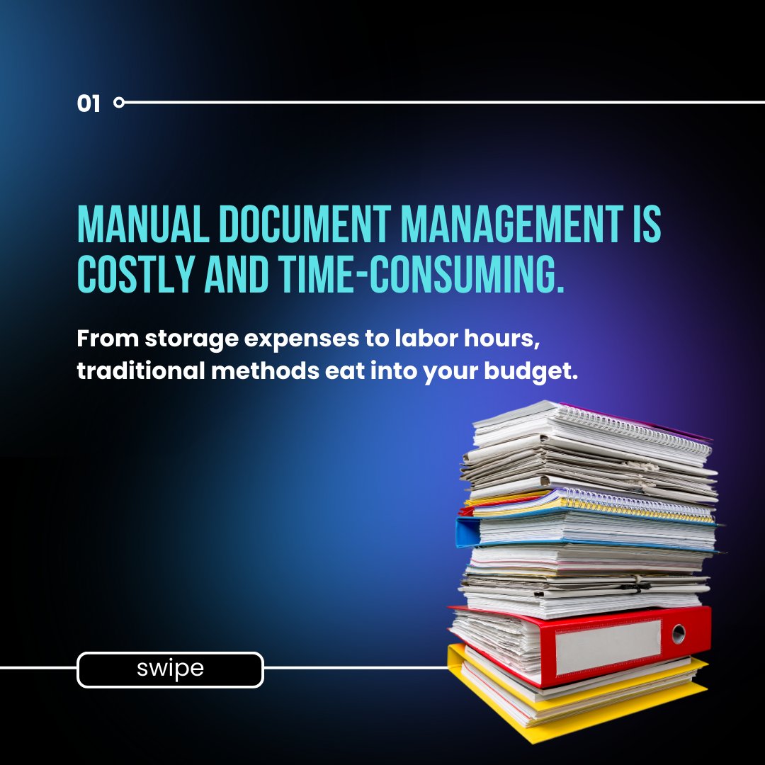 DocketryAi's tweet image. AI Mondays with Docketry!
From automated data entry to instant document retrieval, AI is transforming how businesses manage their paperwork.
Is your business ready to make the switch? Schedule a call with us!

#AIDocumentManagement #CostCutting #Automation #Efficiency #Docketry