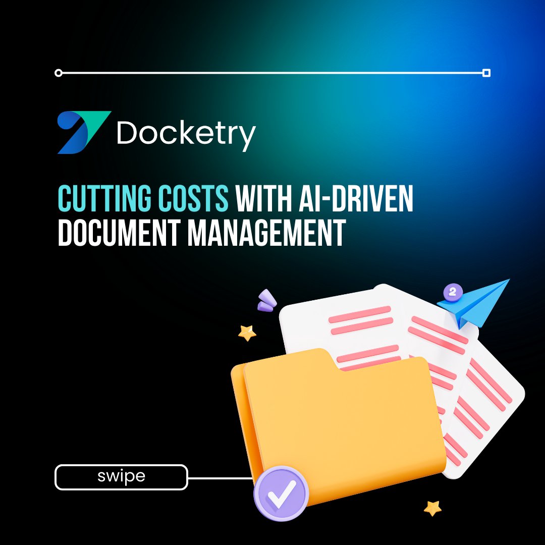 DocketryAi's tweet image. AI Mondays with Docketry!
From automated data entry to instant document retrieval, AI is transforming how businesses manage their paperwork.
Is your business ready to make the switch? Schedule a call with us!

#AIDocumentManagement #CostCutting #Automation #Efficiency #Docketry