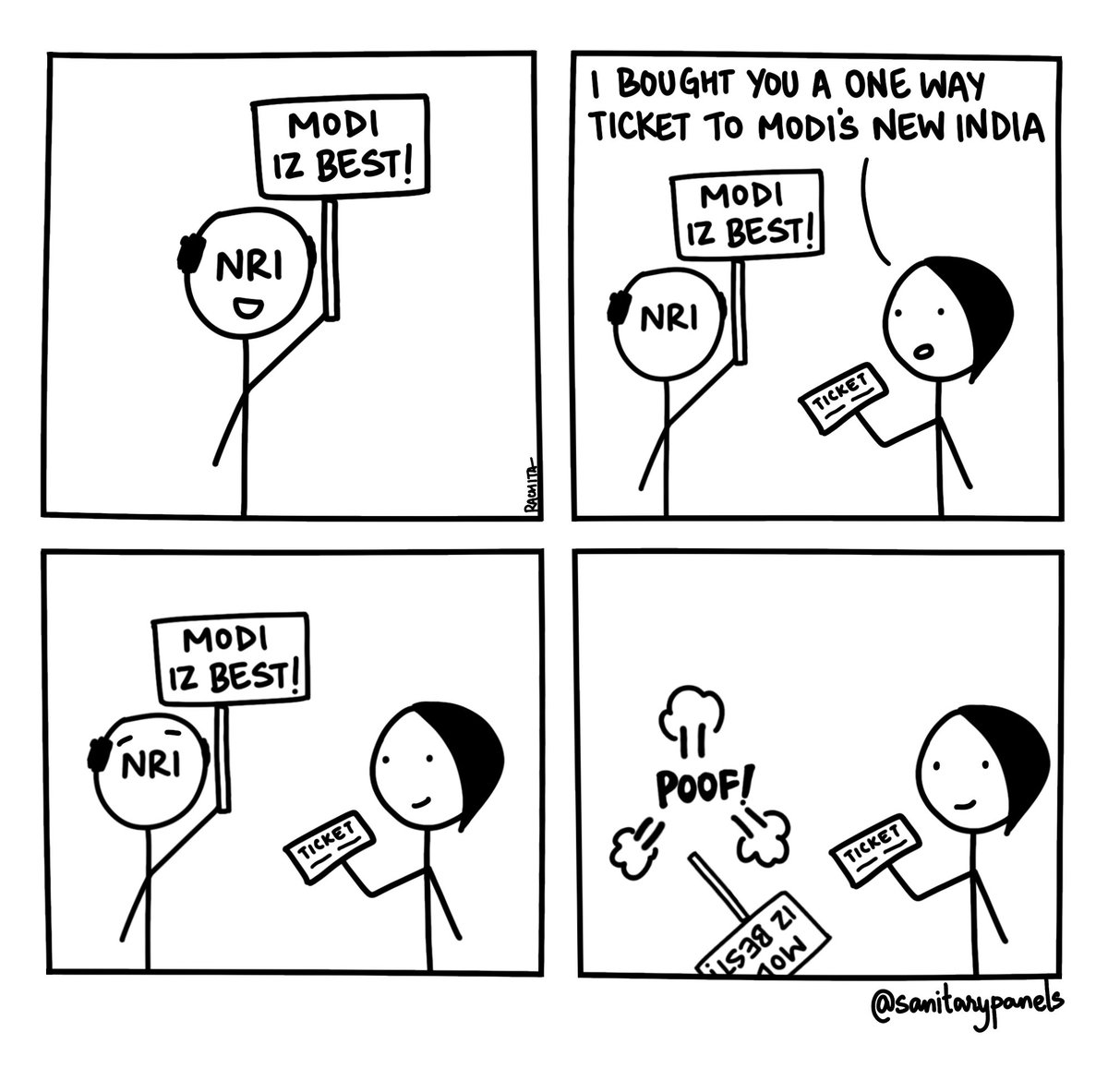 sanitarypanels's tweet image. #ModiInAmerica