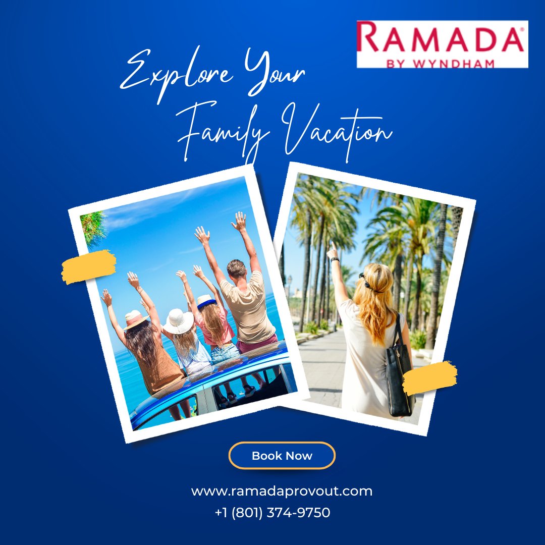 InRamada's tweet image. Spend a memorable weekend at the beautiful Ramada Provo Hotel ! There's nothing better than spending time together and relaxing during this vacation. Interested in joining the fun? Make your reservation today! ramadaprovout.com
#hotel #familytime #TravelingWithFriends