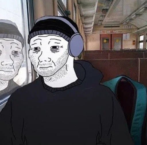 wojak_ERC's tweet photo. Doomer $WOJAK on a Friday night: 'Maybe tomorrow will be better... probably not though. https://t.co/h0nwdlIQQ3