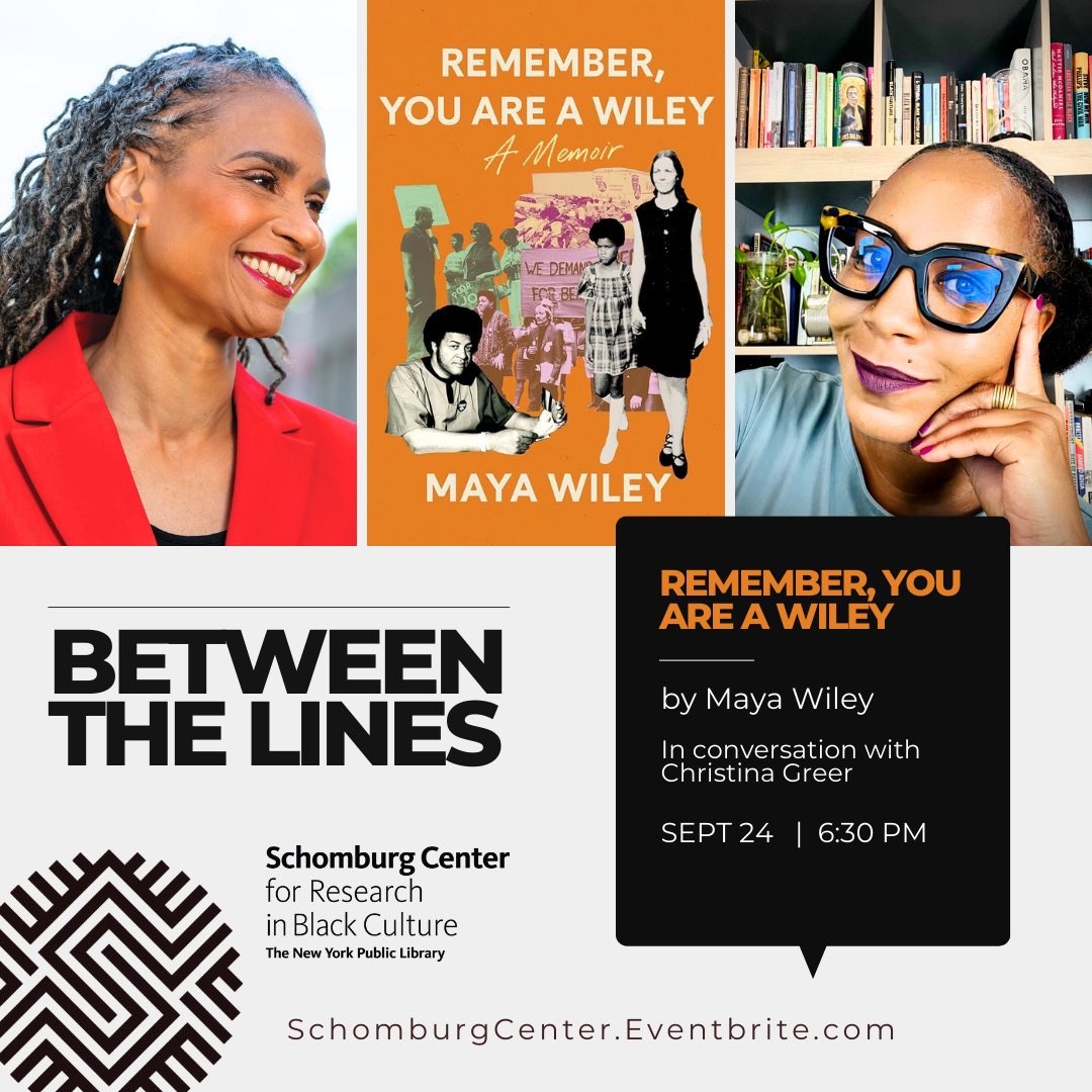mayawiley's tweet image. So excited for tonight &amp;amp; tomorrow night’s “Remember You Are A Wiley” book events with two thinker doers I love and respect, @MollyJongFast &amp;amp; @Dr_CMGreer! I hope you can join us at one of these two talks!