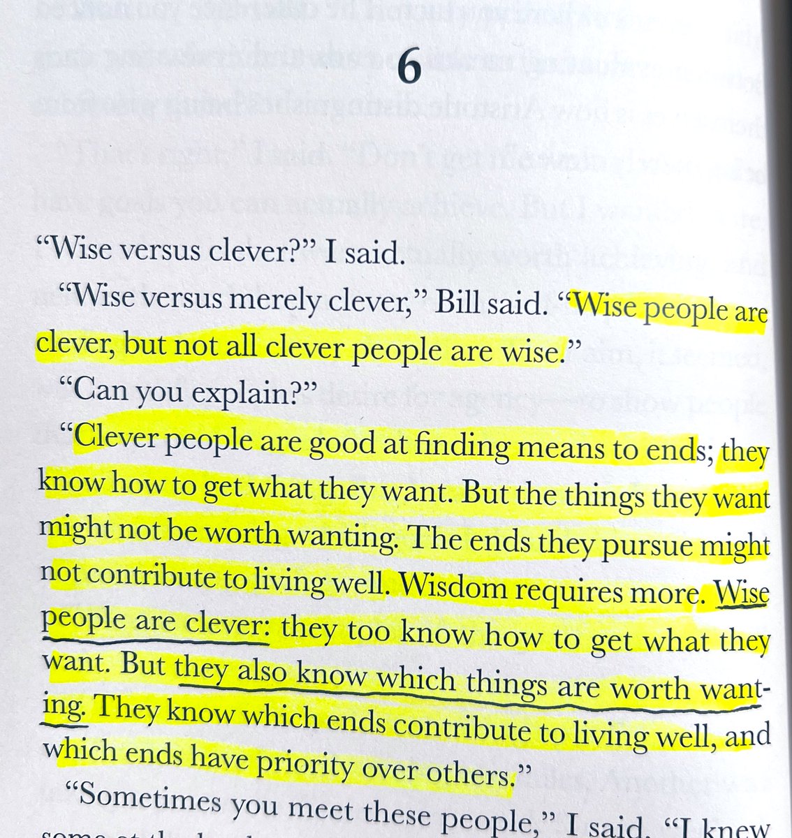 “Wise people…know which things are worth wanting.”

Really enjoying Ask Aristotle by <a href="/AskVishalS/">Vishal</a> <a href="/WEJaworski/">William Jaworski</a> <a href="/EllenRhymes/">Ellen Fishbein</a>