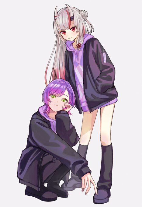 桃鈴ねね ,常闇トワ 「#ねねアルバム #TOWART #ほしまちぎゃらりー
