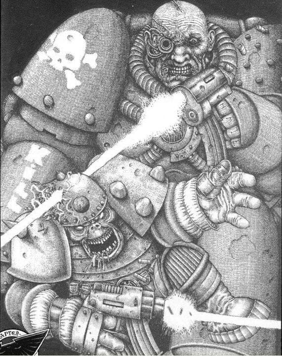 mossacannibali3's tweet photo. i really like this old 40k pic. It contains metaphors from ancient times like a statue of Gilgamesh handling a lion like a small puppy. it shows visually who is almighty and who has no rival https://t.co/ZlZEwVinP2