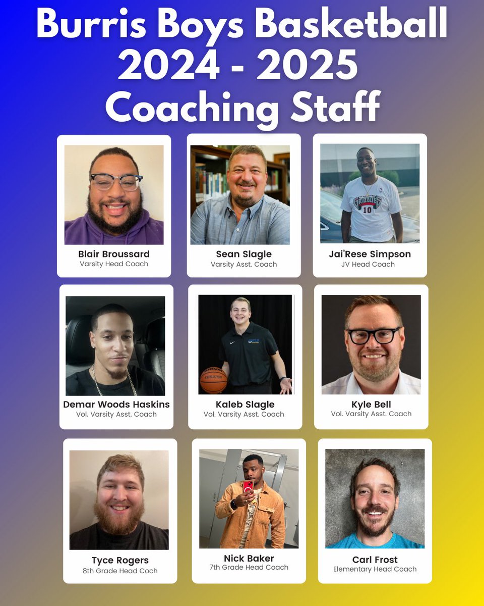 We would like to introduce everyone to our 2024/2025 Boys Basketball coaching staff! #GoOwls