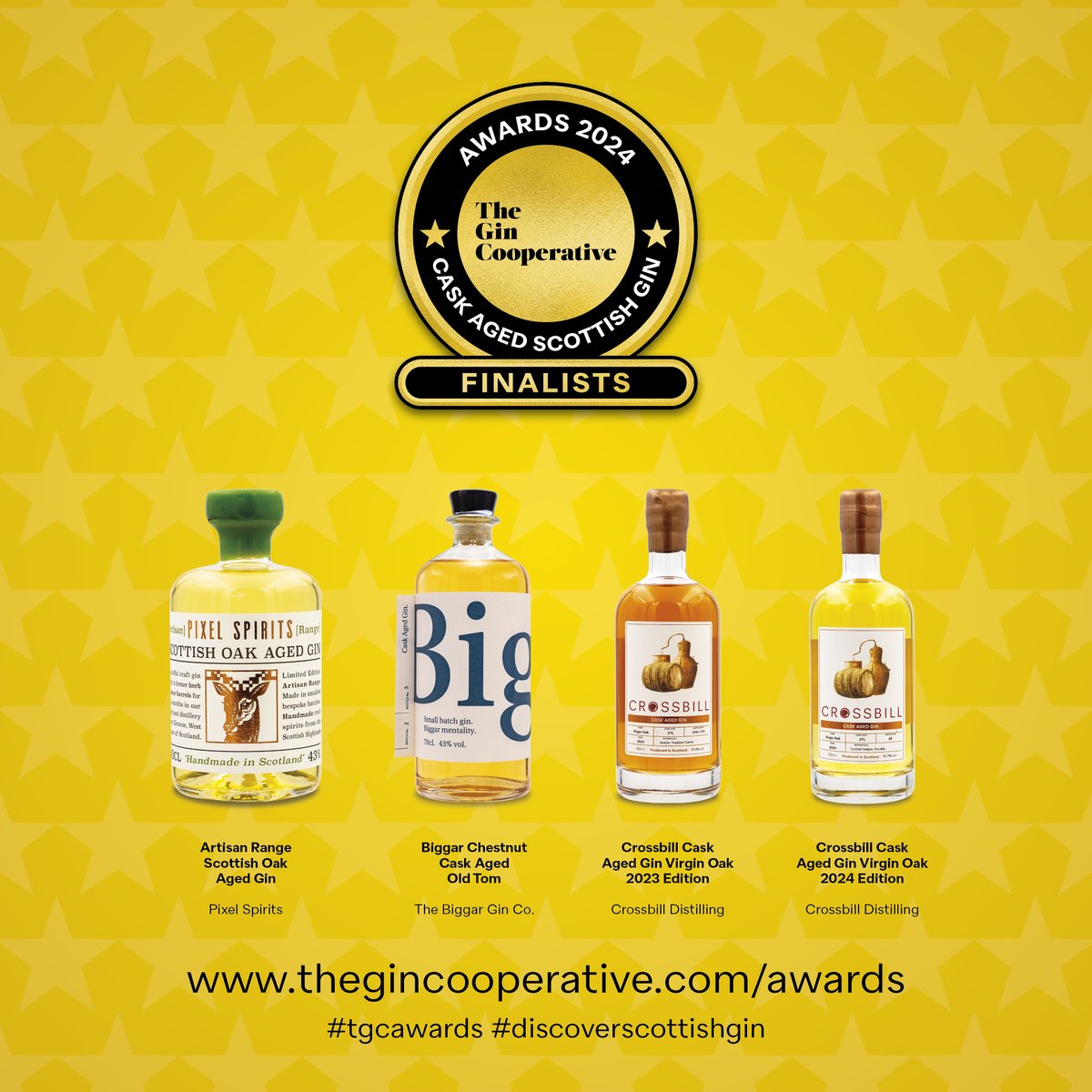 The Gin Cooperative Awards (@tgc_awards) on Twitter photo Cask Aged Scottish Gin Award 2024 Finalists
<a href="/pixelspirits/">Pixel Spirits</a>
<a href="/biggargin/">Biggar Gin</a>
<a href="/CrossbillGin/">Crossbill Gin</a>
Sponsored by Joseph Flach & Sons
Learn more - tinyurl.com/y7494nff
#TGCAwards #DiscoverScottishGin #ScottishGin Cask Aged Scottish Gin Award 2024 Finalists
<a href="/pixelspirits/">Pixel Spirits</a>
<a href="/biggargin/">Biggar Gin</a>
<a href="/CrossbillGin/">Crossbill Gin</a>
Sponsored by Joseph Flach & Sons
Learn more - tinyurl.com/y7494nff
#TGCAwards #DiscoverScottishGin #ScottishGin