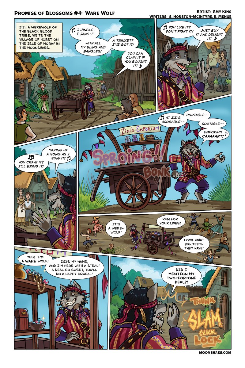 Promise of Blossoms Teaser #4: Ware Wolf. 
This teases the <a href="/baldmangames/">Baldman Games</a> AL Moonshae Adventure "Wild Iris" that premiered at Origins. Coming soon to the DM's Guild!
Art by <a href="/sephiramy/">King 👑 Amy</a> 
Words (and painful song) by <a href="/Writersavvy/">Savannah Houston-McIntyre</a> and me!
Adventure by <a href="/dmdrewhewitt/">Andrew Hewitt</a>