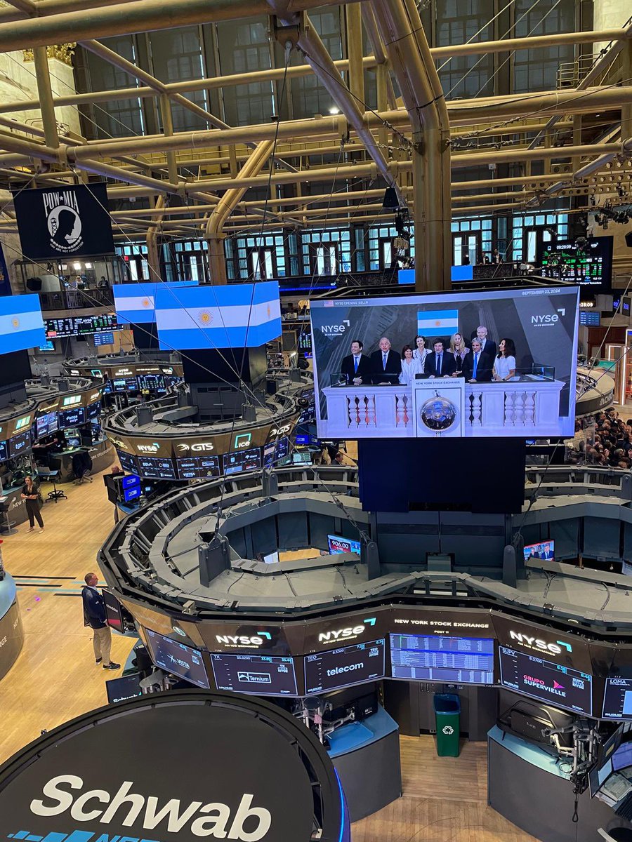WALL STREET CELESTE Y BLANCA 
🇺🇸🤝🇦🇷