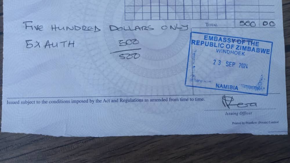Zimbabwe Embassy in Windhoek robbing zim nationals. They are charging $100  per copy . Everywhere else certification of documents is ABSOLUTELY FREE.
Mabasa e Zanu pf kudzvanyirira vana ve Zimbabwe kwese.
#freeTimba and #avondale78