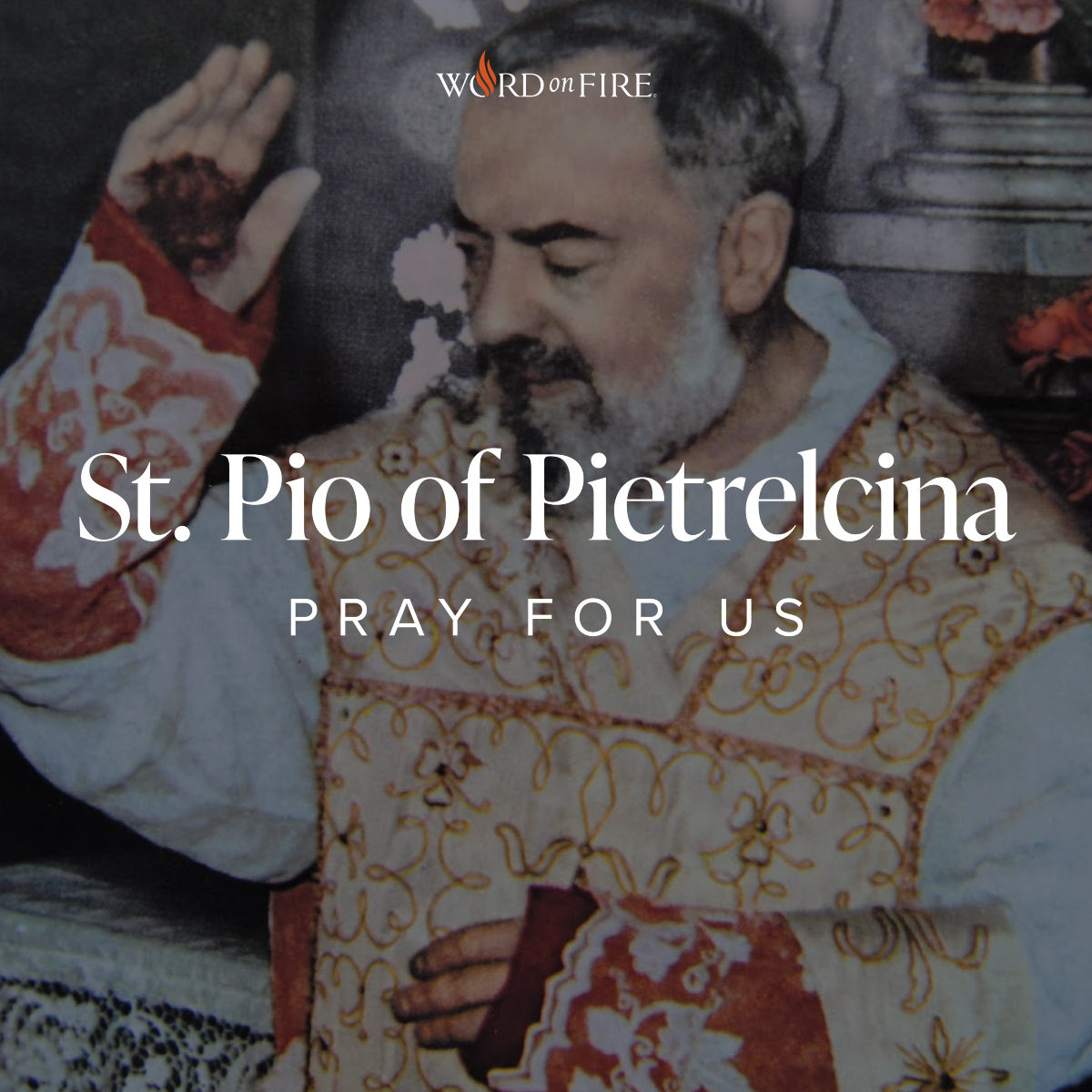 BishopBarron's tweet image. St. Pio of Pietrelcina, pray for us!