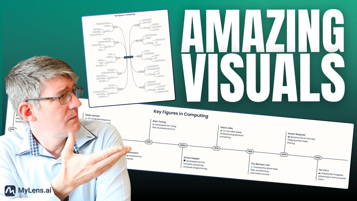 SethiDeClercq's tweet photo. 🚀 Today, I'm looking at @MyLensAI, an incredible tool for educators! Join me as I explore how to turn complex topics into stunning visuals like timelines and mind maps. Don’t miss this one! Check out the video now! 
https://t.co/Jh5Deb5ZyD

#EdTech #edu #AI #education #Teachers https://t.co/gf5pPuGrkc