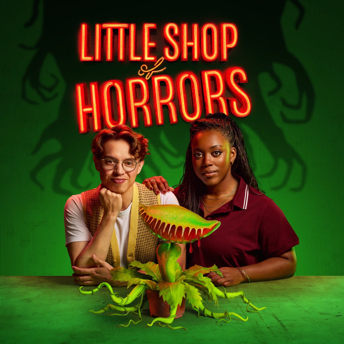 Rebecca Pitt (@bex_1986) on Twitter photo New artwork for #littleshopofhorrors at The Crucible in Sheffield! <a href="/ColinRyan/">Colin Ryan</a> and <a href="/GeorginaOnuorah/">𝐆𝐞𝐨𝐫𝐠𝐢𝐧𝐚 𝐎𝐧𝐮𝐨𝐫𝐚𝐡</a> photographed by <a href="/MichaelWharley/">Michael Wharley</a>. Audrey 2 photographed by me and my dad... New artwork for #littleshopofhorrors at The Crucible in Sheffield! <a href="/ColinRyan/">Colin Ryan</a> and <a href="/GeorginaOnuorah/">𝐆𝐞𝐨𝐫𝐠𝐢𝐧𝐚 𝐎𝐧𝐮𝐨𝐫𝐚𝐡</a> photographed by <a href="/MichaelWharley/">Michael Wharley</a>. Audrey 2 photographed by me and my dad...