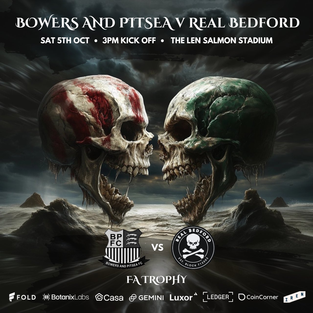 Real Bedford FC on X: "We have been drawn away to Bowers and ...