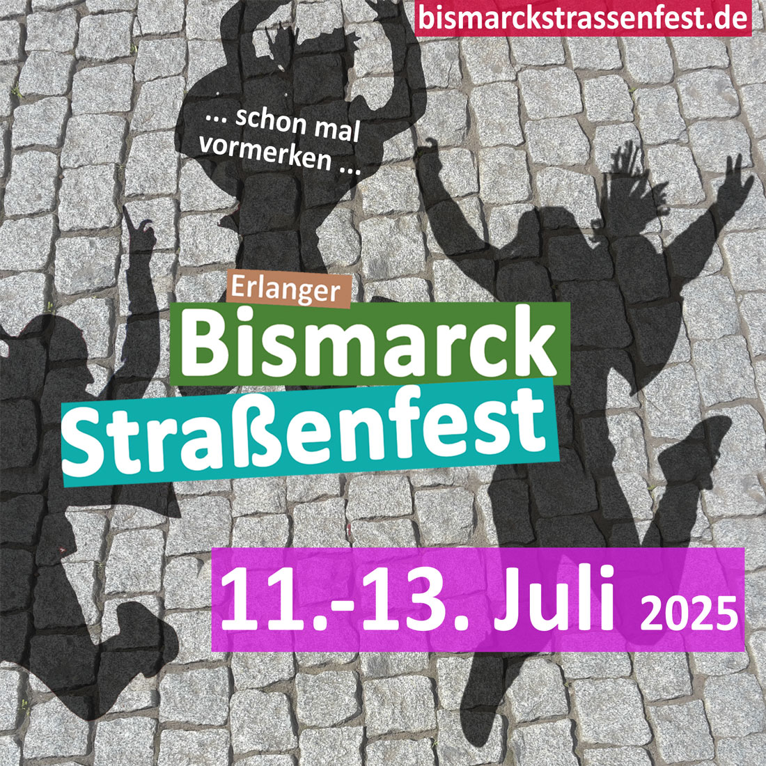 2025 trifft sich die feiernde Menge wieder in der Bismarckstr. #Erlangen am 11., 12. und 13. 07. - noch immer selbstorganisiert und unkommerziell. Der Erlös wird an politische und soziale Projekte gespendet.
bismarckstrassenfest.de