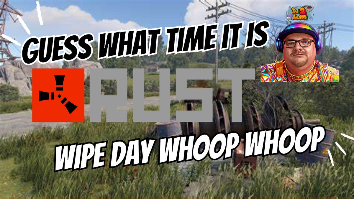 DJ2Long's tweet photo. @vidIQ 0:04 / 4:37:38

💥🪓⛏️ Fresh wipe with the crew. Nothing but Chads! !kdt !bgc #rust #rustfunny #rustfail #rustgame https://t.co/YUZflA3Nd1