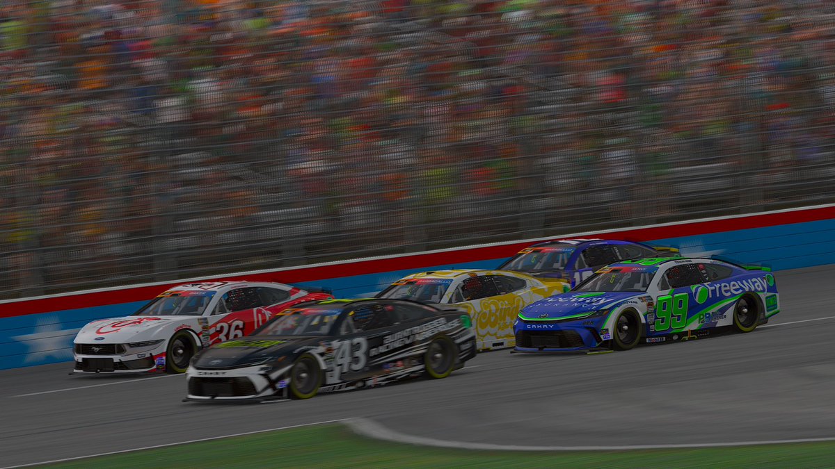 Made the playoffs after the wildcard round in SRL

Had a strong race and led a few laps. Came home p3 after a long green flag run and advanced my way into the first playoff round. Hoping for a good run at Iowa next week!