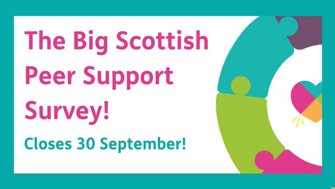 EilidhScotNet's tweet photo. Do you work in peer support in Scotland? @ScotRecoveryNet want to work with you to make sure peer support gets the positive recognition it deserves. There's only  one week left to share your experiences.  

https://t.co/lubzD7T2hH https://t.co/OEys1f86jy