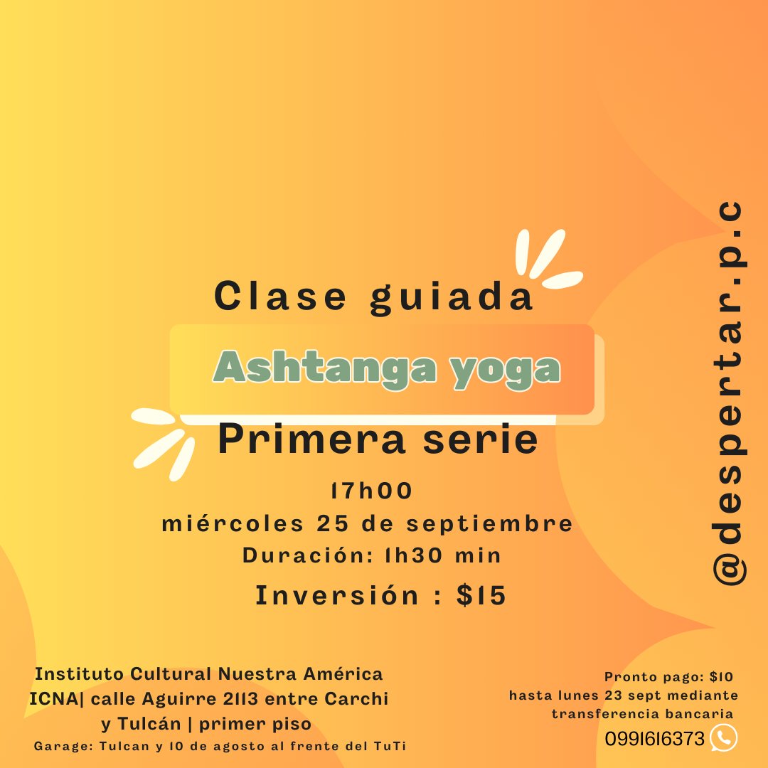 Despertar | prácticas corporales tweet media