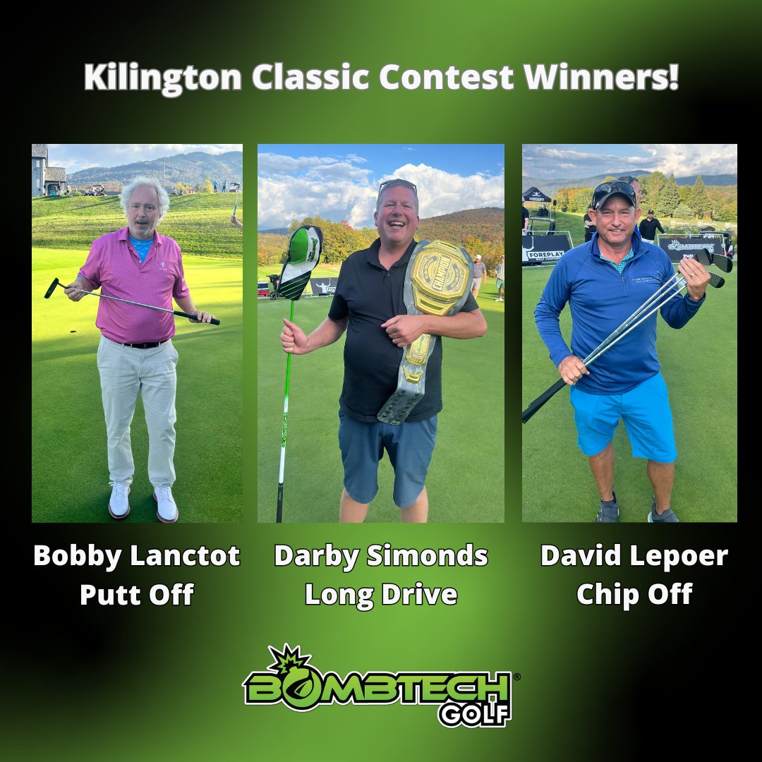 BombTechGolf's tweet image. Congrats to the winners of the Killington Classic Contests! #PULLTHEPIN @foreplaygolfcompany