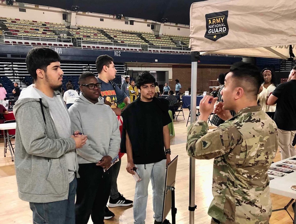 Last week chefs from our Culinary Arts <a href="/NAFCareerAcads/">NAF</a> academy and cadets from our JROTC program visited the DC Armory for a Job and Resource Fair.