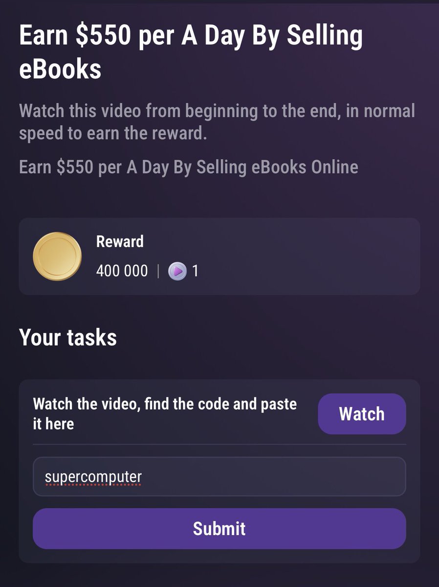 CryptoFreeeeee's tweet photo. Tapswap daily Codes  22/09 🗓️

1️⃣ - 4 Business Ideas To Start With 0$
✅ - subnet

2️⃣ - Make People BUY FROM YOU
✅ - substrate

Claim 1 200 000💰

Pls: Follow Like ❤️ and Repost 🔄 for more updates ✅ https://t.co/9PKtejAjGB