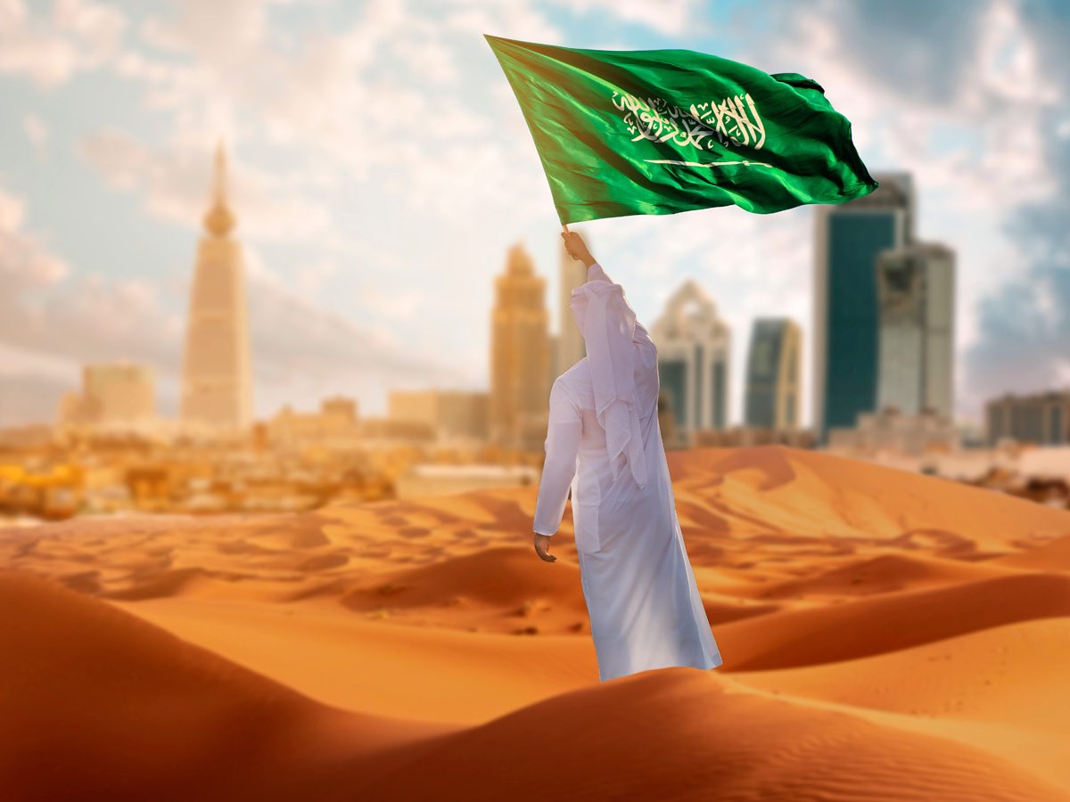 Happy national day. Love u a lot my Saudi people 💚🇸🇦