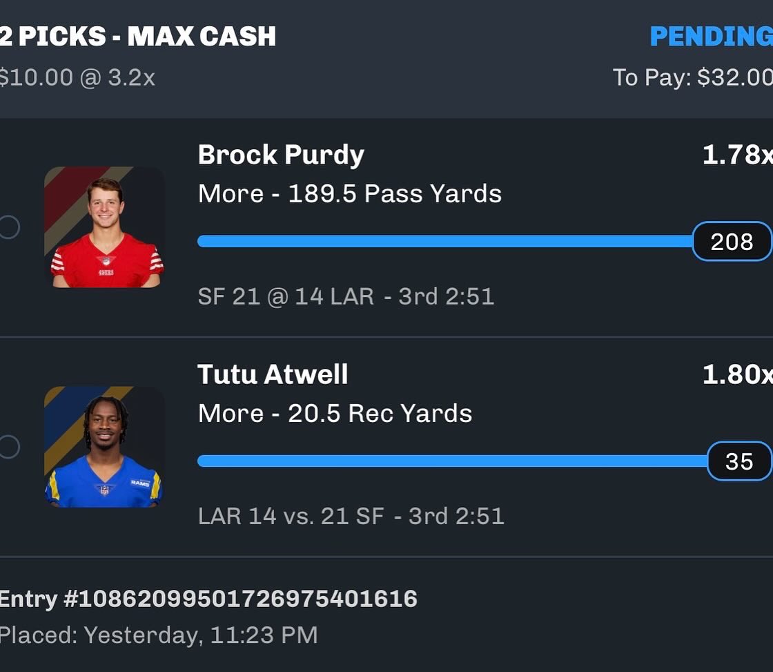 DFSWarstrike's tweet image. NFL was a huge success this weekend!! #NFL #PrizePicks #PrizePicksNFL #prizepickswinning #DraftKings #FanDuel