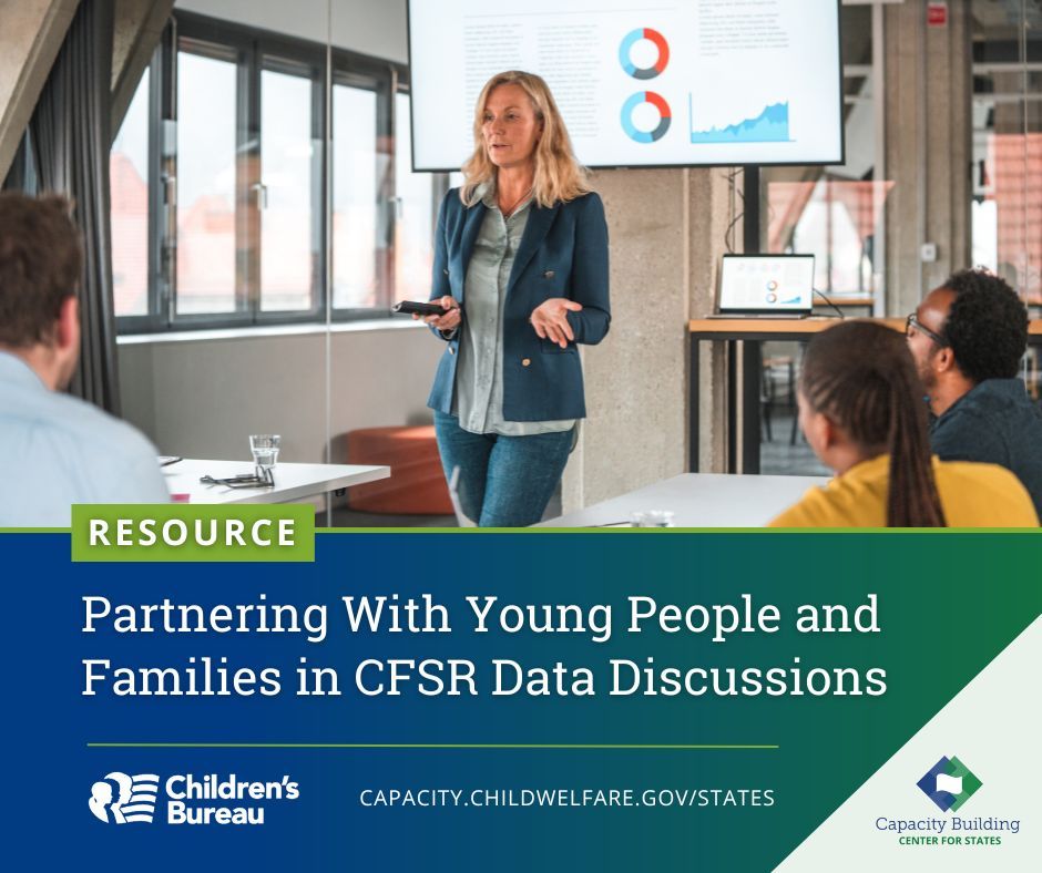 Engaging those with lived experience in #ChildWelfare is essential to the #CFSR. Use this tool to help a CFSR team prepare for data discussions with young people and family leaders: buff.ly/47ti7FP