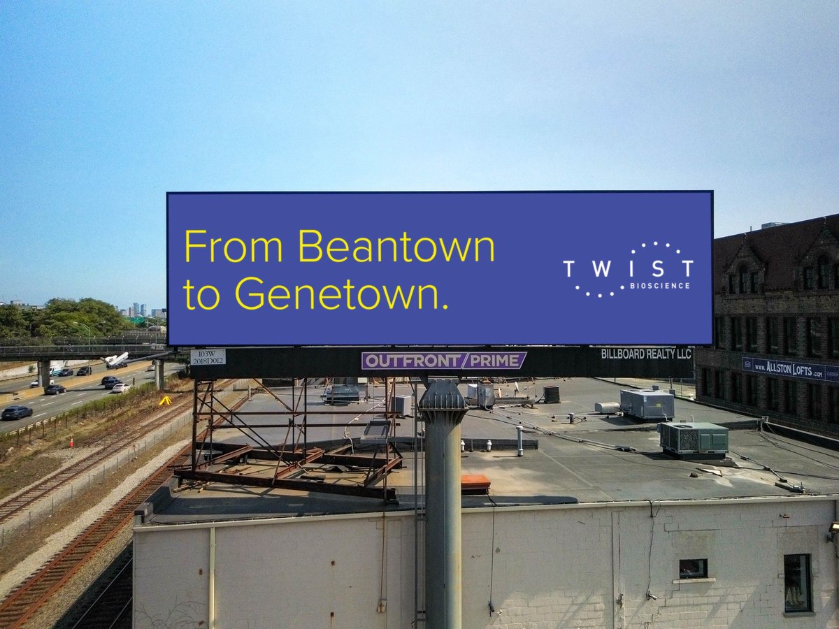 🤩 It’s fun to see our name in lights (in Boston)!