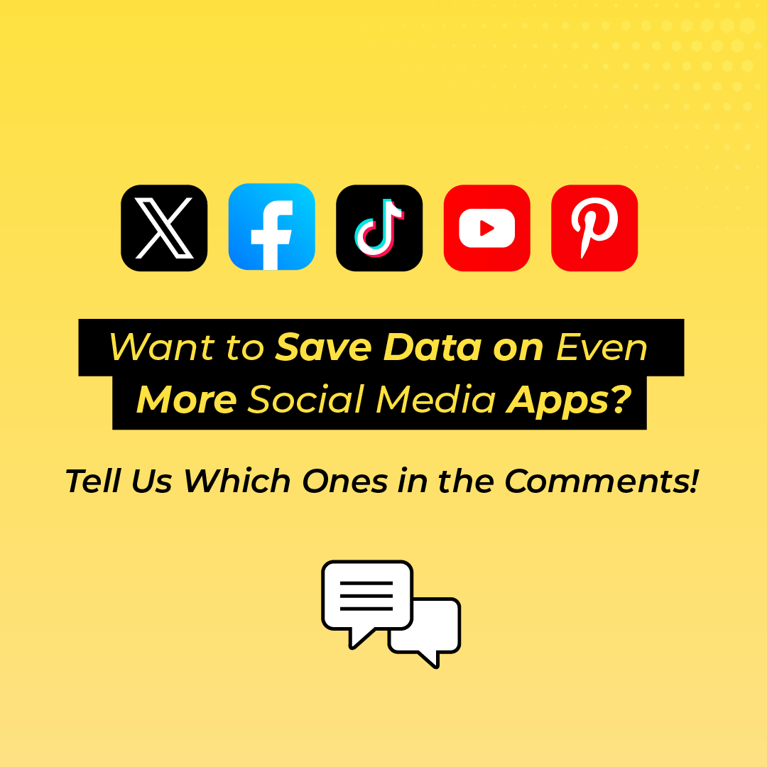 HelloMobile's tweet image. Want to save data on Instagram? 📉📱 Check out our tips on using Data Saver! Looking to save data on other social media apps? Let us know which ones you want to learn about next! 👇 #PhoneHacks #TechTips #SocialMediaTips #HelloMobile #GadgetHacks #TechHacks #PhoneTricks