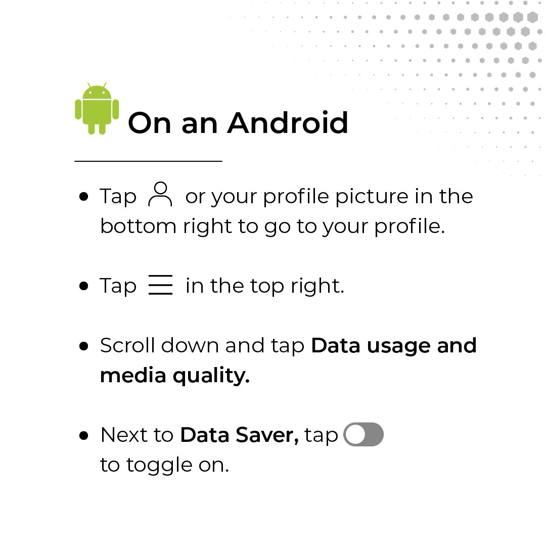 HelloMobile's tweet image. Want to save data on Instagram? 📉📱 Check out our tips on using Data Saver! Looking to save data on other social media apps? Let us know which ones you want to learn about next! 👇 #PhoneHacks #TechTips #SocialMediaTips #HelloMobile #GadgetHacks #TechHacks #PhoneTricks