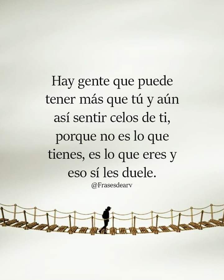 Motivosentuvida's tweet photo. Hay gente que siente celos de ti. No por lo que tienes, es por lo que eres! https://t.co/8Y7S0X7ja0