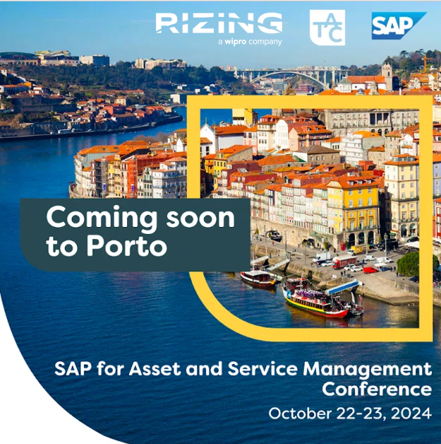 The <a href="/SAP/">SAP</a> for Asset &amp; Service Management conference is back and heading to a new location! Join us this October, where industry leaders from asset &amp; service-centric fields will gather in Porto for unparalleled insight, learning &amp; networking opportunities - okt.to/Mm1avD
