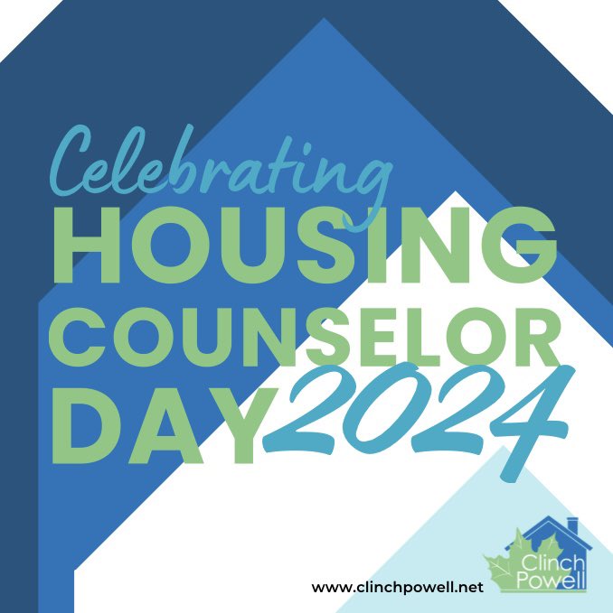 ClinchPowell's tweet photo. September 26th is the very first Housing Counselor Day!

Join us as we fill the entire week full of celebrating the wonderful counselors we have here at Clinch-Powell! https://t.co/SaElQYIbIX