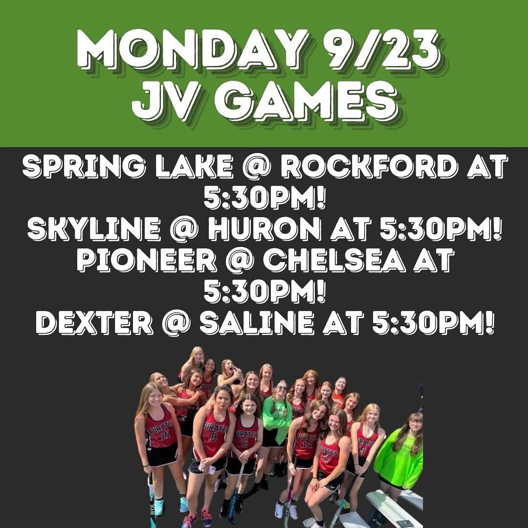 MFHCA_'s tweet photo. Happy Monday 9/23! Here are some of today’s matchups!

@SLPSAthletics @RockfordAD @Skyline_Eagles @PHS_Fockey @ChelseaBulldogs @dexfhockey @SalineFHockey @AAPioneerSports @GreatLakesRFH #highschoolfieldhockey #mhsaa #mhsfha https://t.co/T2wUgUK8yR