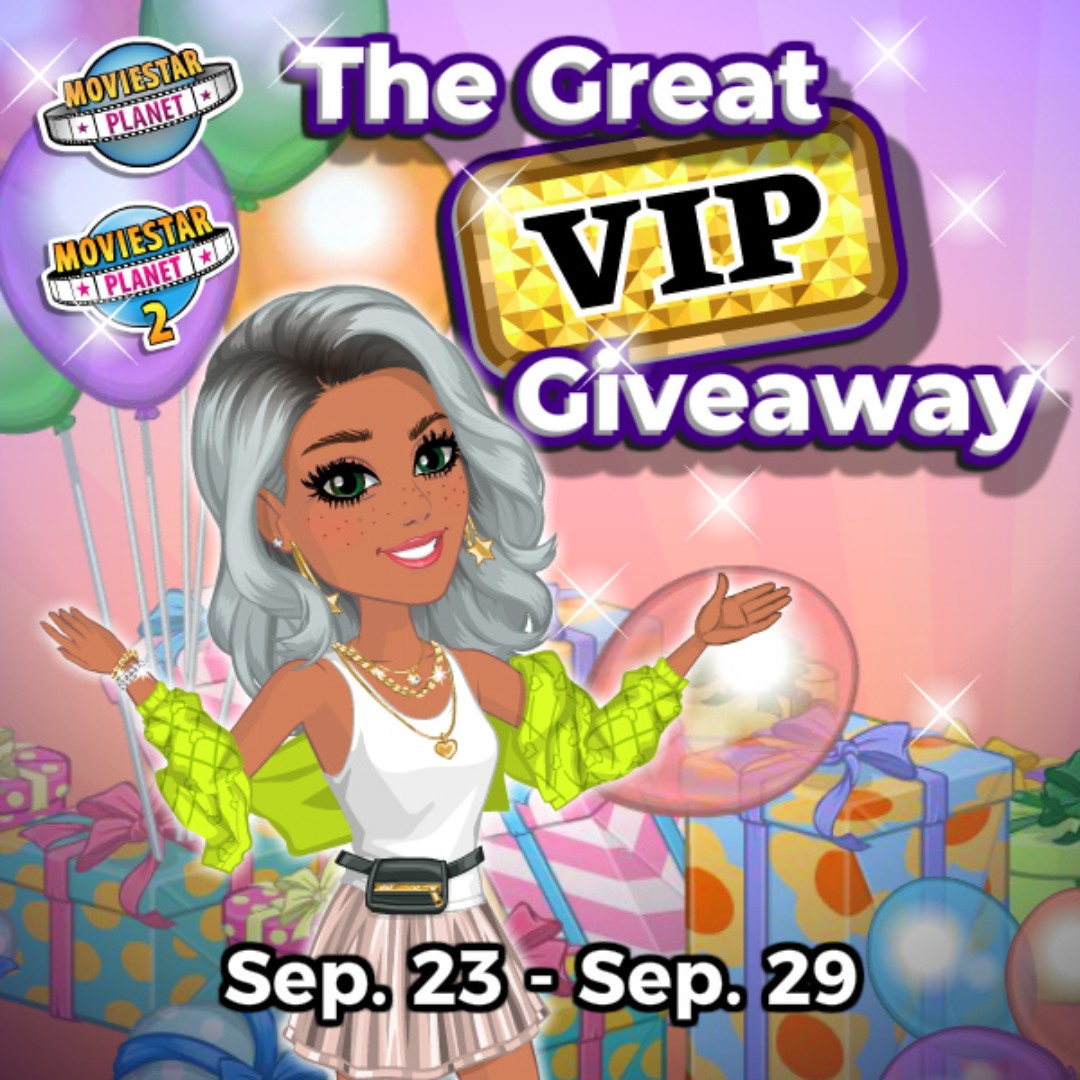 MSP_world's tweet image. The Great VIP Giveaway is LIVE! 🎊

Each day this week - until Sunday, Sept. 29 - a group of users will get 1 DAY of FREE VIP. Who gets FREE VIP on what day is chosen at random, so remember to log in EVERY DAY so you don't miss your chance 🙌