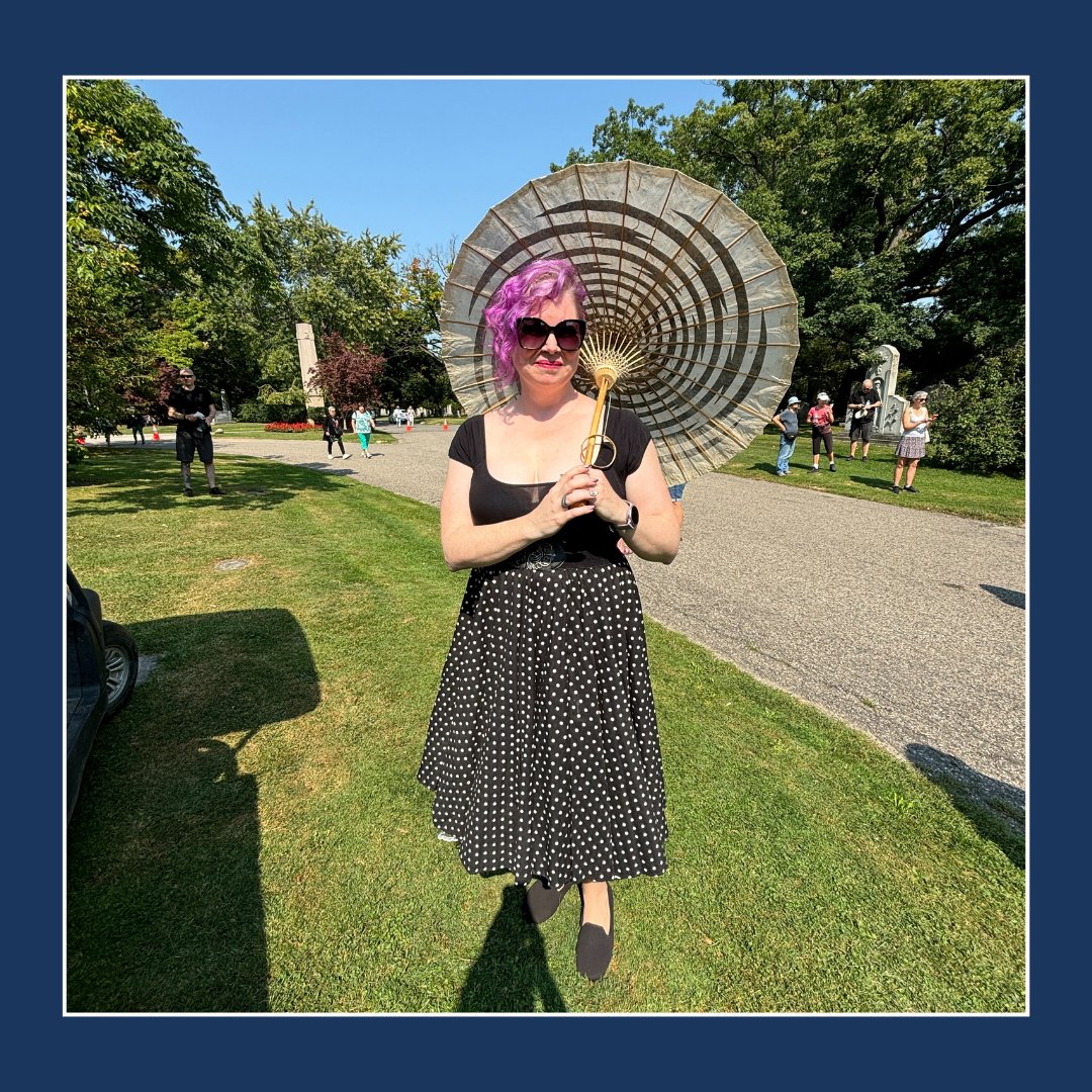 MPGC_GTA's tweet photo. On Sept 14, Mount Pleasant Cemetery hosted the Fall History Walk with historian Chantal Morris of @tocemeterytours. Over 350 attendees enjoyed a beautiful day of storytelling, learning about figures like Walt Grealis &amp; Trixie Worsley. Thanks to the team for making it a success! https://t.co/DxlEJUh11Q