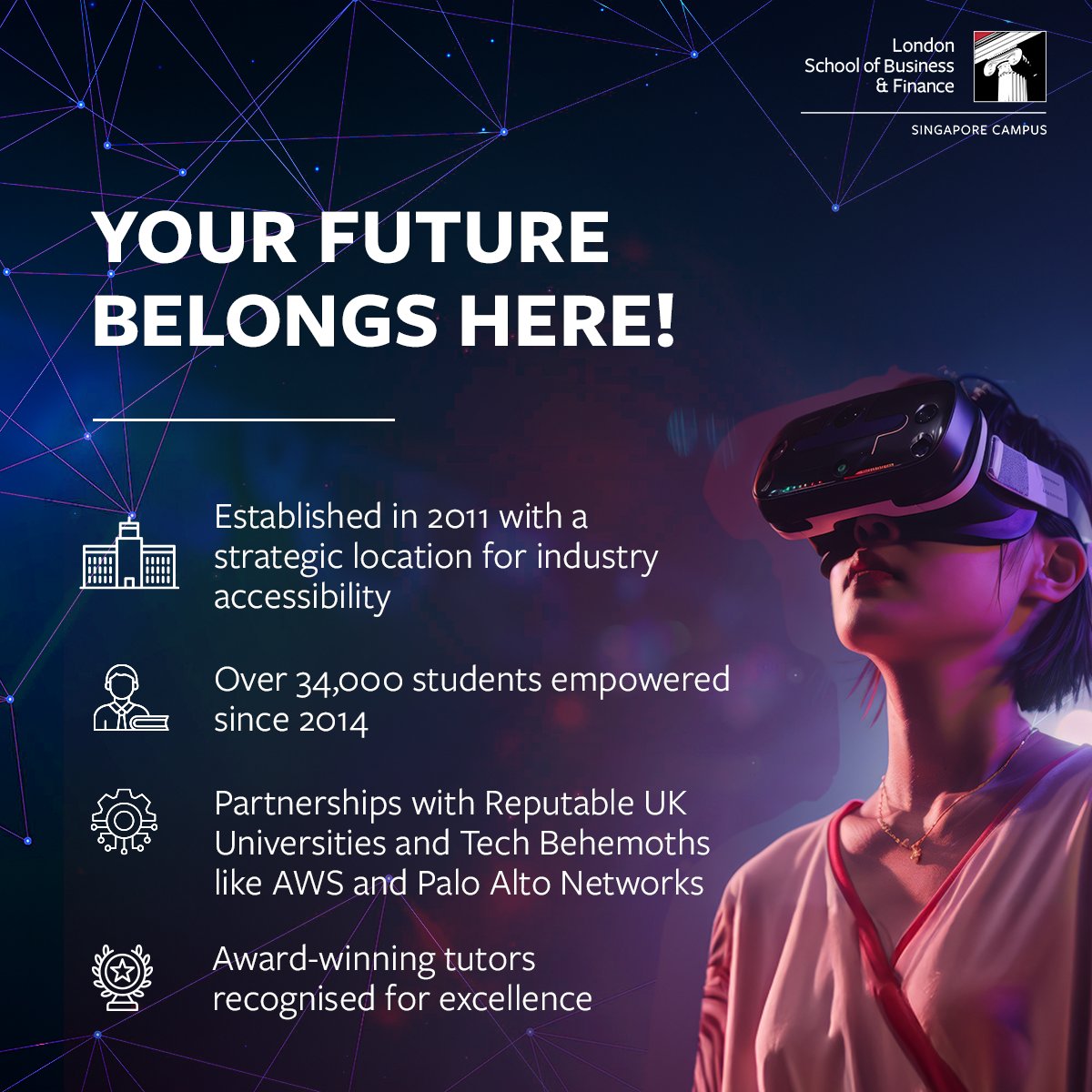 Choose LSBF Singapore Campus and take the next step towards a bright future!

#StudyInSingapore #GlobalEducation #CareerGrowth #UpskillWithLSBF #SingaporeCampusLife #FutureLeaders