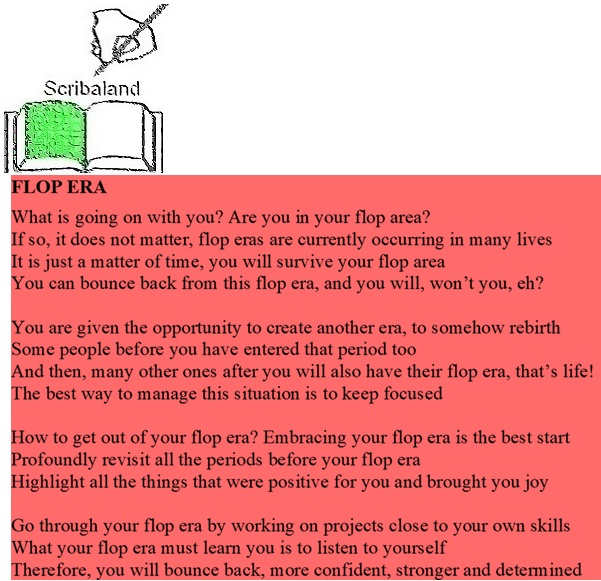 scribaland's tweet photo. #scribaland FLOP ERA
You are in your flop era? A slay era is #nearby!#nft #ai #chatgpt #unknowntheseries #era #flop #flopera #slay #webwriting #webwritings #website #websites #wikipedia #word #words #wording #write #writer #writers #writing #writings #writerscommunities #literacy https://t.co/NWuW7EsqVY
