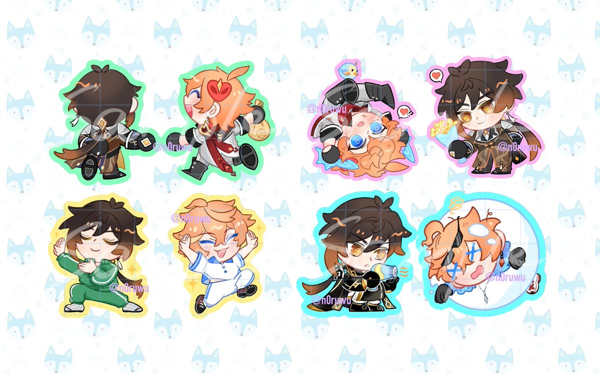n0ruwu's tweet photo. #ZhongChi mini standees https://t.co/bazs1F2UyC