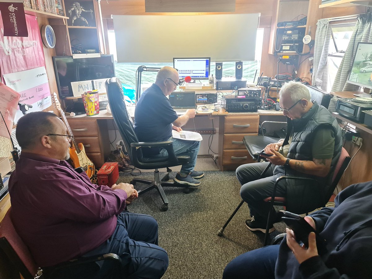 The club had a great day out yesterday, with some members operating GI5LOW for the 50th anniversary of the GQRP club. And then we took part in a coding session as part of the <a href="/theRSGB/">RSGB</a> outreach program making some 433Mhz APRS trackers. Great day out.