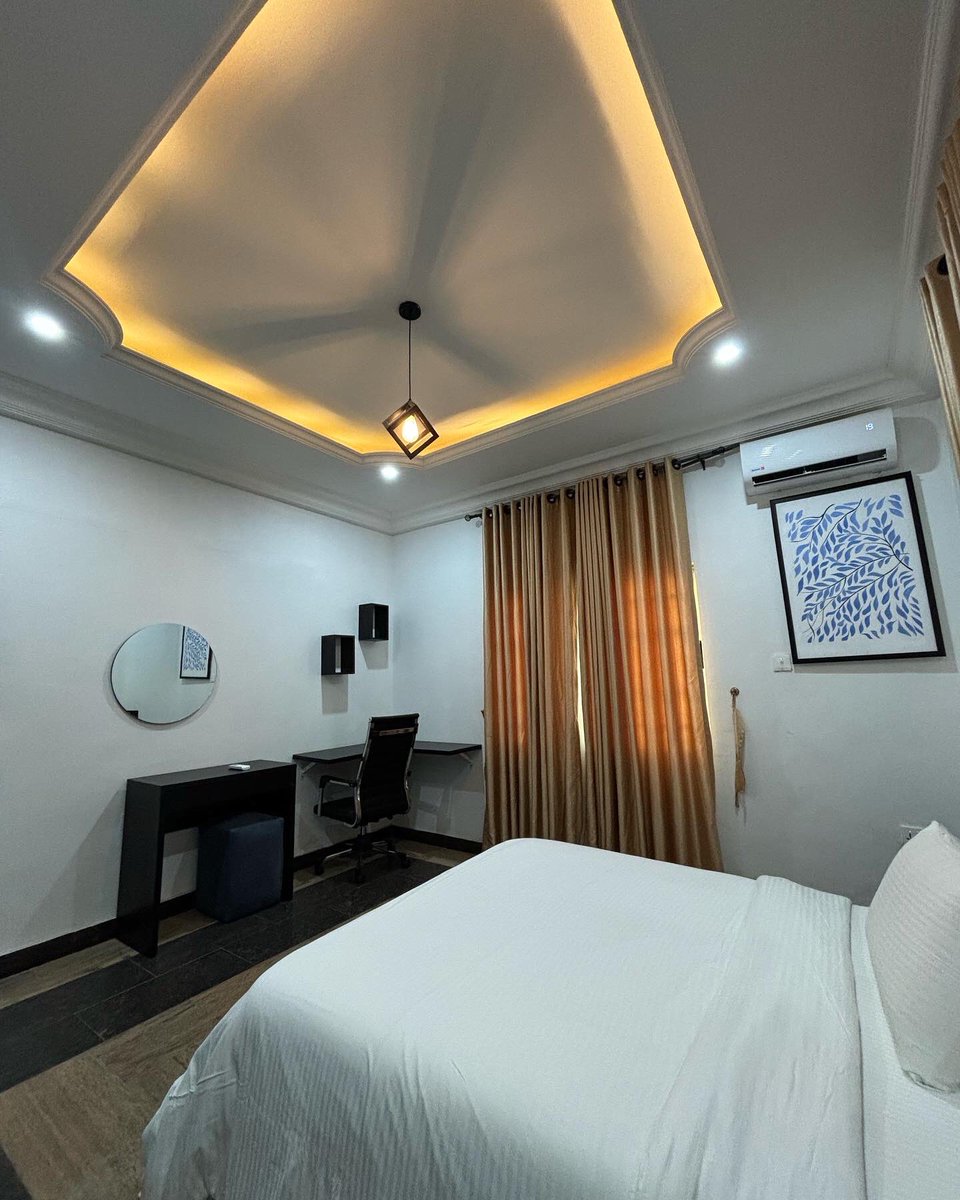 kactusapartment's tweet image. Clean and comfortable one bedroom apartment at Lokogoma, Abuja.

Send a DM to make a reservation.
#shortletsinabuja #airbnb #apartmentsinabuja #abuja