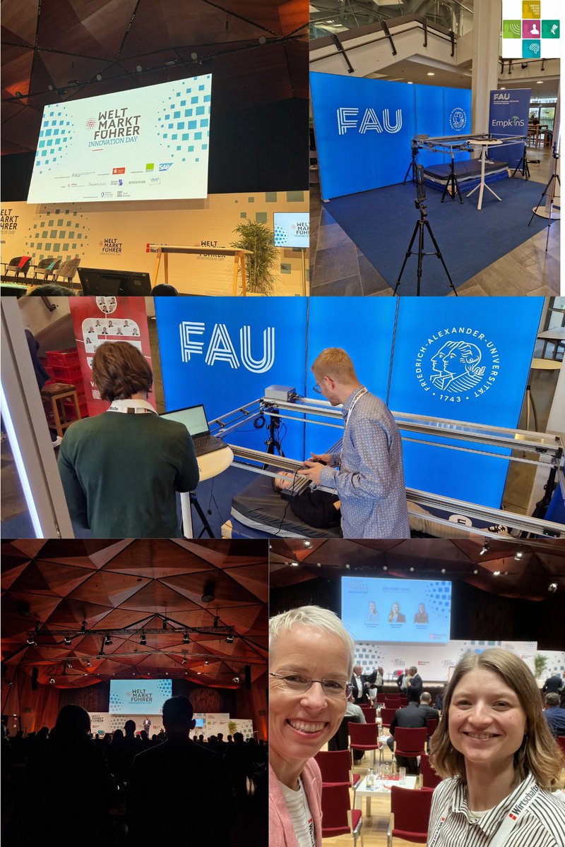 Inspiring day at Weltmarktführer Innovation Day 2024! The FAU booth featured the EmpkinS bed for sleep phase analysis, with presentations by Prof. Eskofier &amp; PhD candidates. Great insights shared with politicians, entrepreneurs &amp; scientists! 

#AI #FutureTech #Innovation