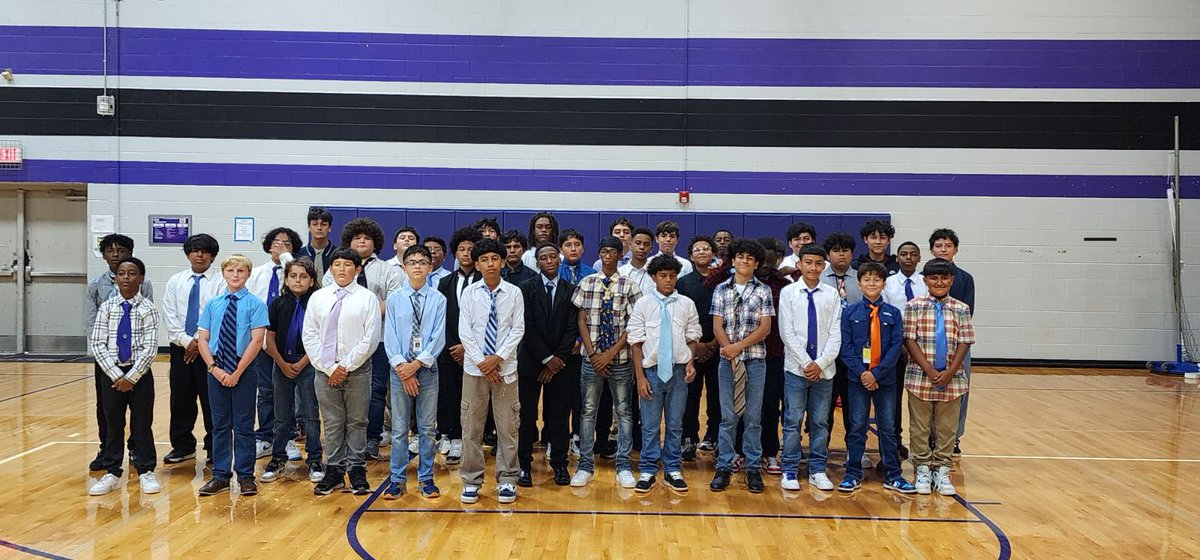 7th graders dress professionally every game day to model a professional attitude in school!