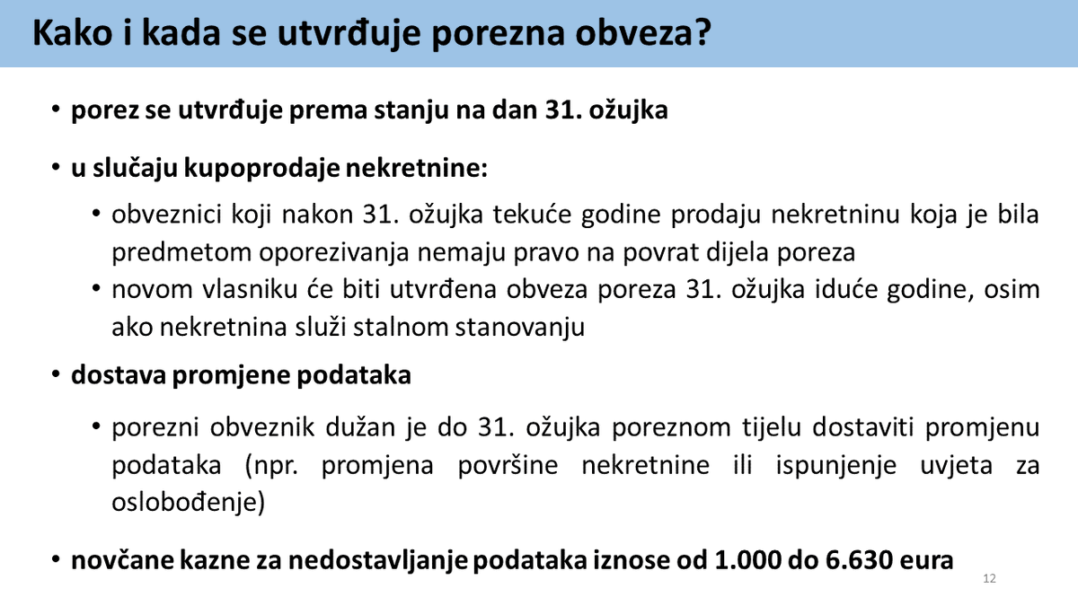 VladaRH's tweet photo. Porez na nekretnine plaćat će se sukladno odluci općine ili grada u rasponu od 0,6 do 8 € po metru kvadratnom, čime se značajno povećava fiskalni kapacitet JLRS. Što se oporezuje, koja su izuzeća te tko je oslobođen od plaćanja poreza na nekretnine➡️https://t.co/R2WkX7eREj https://t.co/E3j6zxFlHO