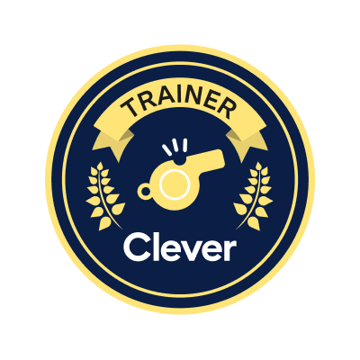 kelhans's tweet photo. Officially a @clever certified trainer! Using Clever has been a game changer for our District! https://t.co/tAJ2sc4mRL